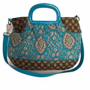 Vera Bradley Totally Turquoise shoulder bag